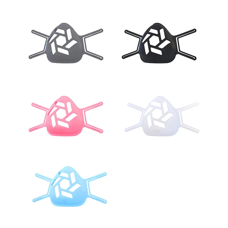 

1PC Silicone 3D Design Mask Support Bracket Skin-Friendly Mask Support Frame Breathing Mask Holder Protection Frame Mask Bracket