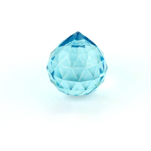 Light-lake-blue K9 цветная хрустальная декоративная шаровая стеклянная граненая прозрачная подвесная хрустальная люстра в форме шара аксессуары запасные части для люстр - Цвет: Light-lake-blue
