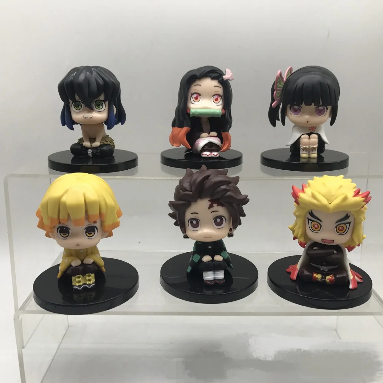 

6pcs Anime Demon Slayer Kimetsu No Yaiba Tsuyuri Kanawo 6.5cm Model Toys Action Figures Toy For Kids Gift Brinquedos Figurines