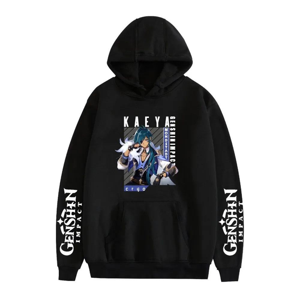 

Kawaii Genshin Impact Hoodies Women Korea Hoodie Graphic Streetwear Spring Autumn Casual Unisex Men Harajuku Anime Sweatshirt