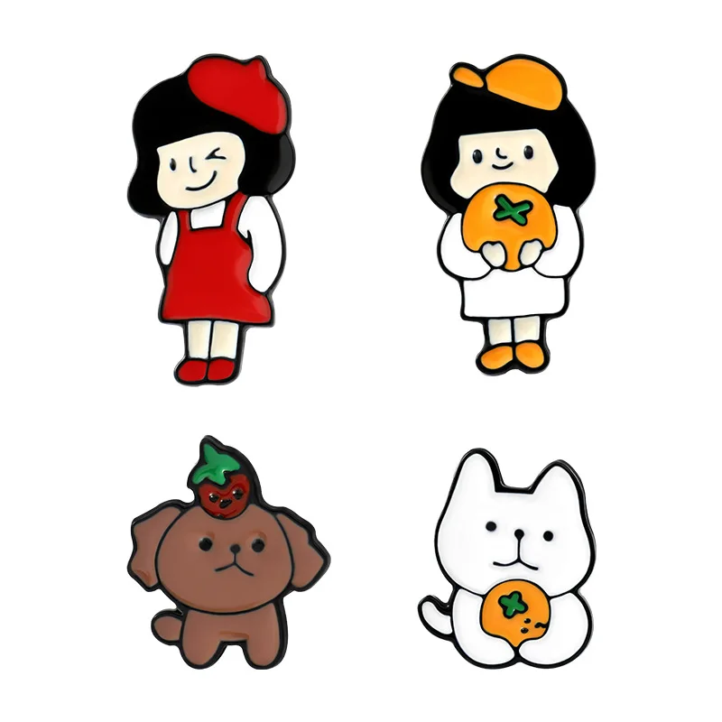 

Cute Avatar Lapel Pins Enamel Badges Anime Brooches For Backpack Women Hijab Pins Decorative Badges Large Brooch For Clothes