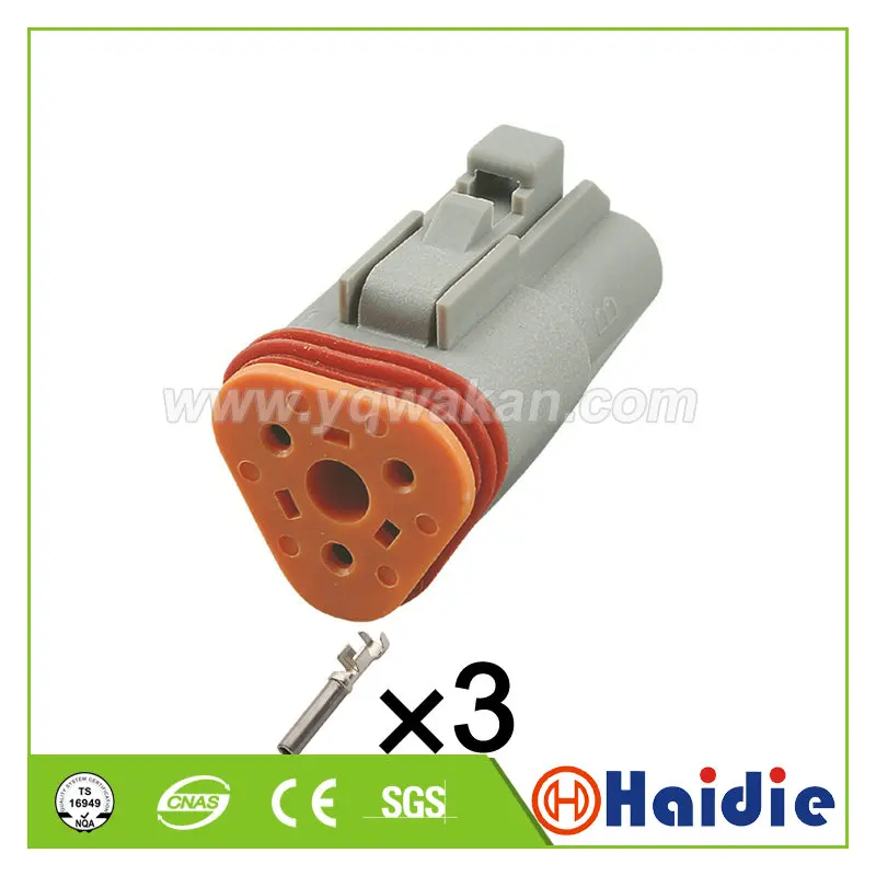 Бесплатная доставка 5 комплектов 3 контактный Электрический Водонепроницаемый