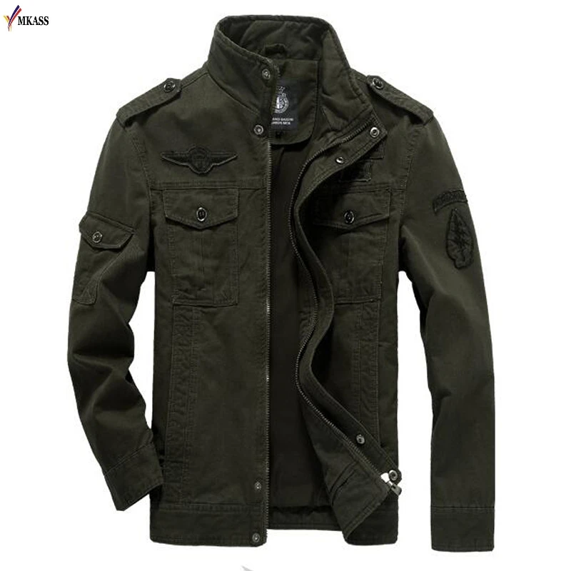 Мужская весенне-осенняя куртка для отдыха 2019 модная Свободная с длинным рукавом