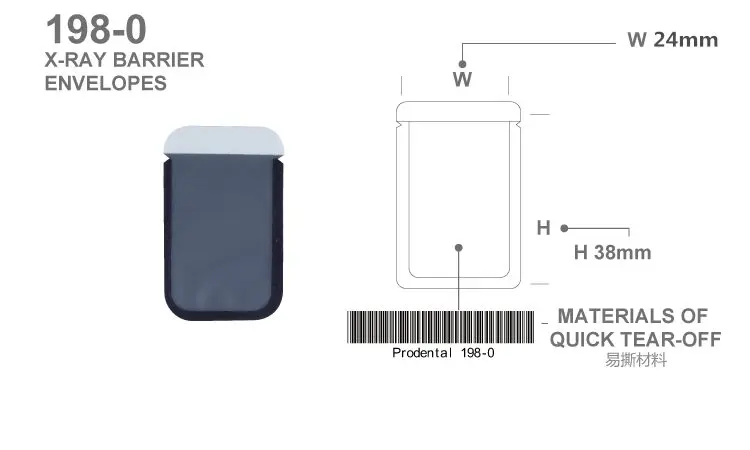100 шт./кор. одноразовый рентгеновский аппарат для стоматологических