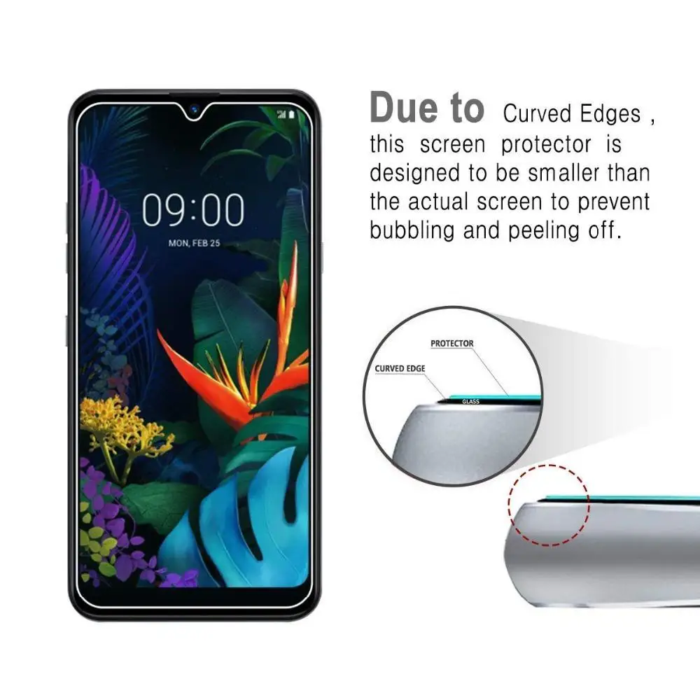 2.5D HD с уровнем твердости 9H закаленное Стекло для LG Q60 Экран протектор для LG K11 K9 G8S thinq V50 V40 Q6 Q7 K8 K10 V20 K30 с пленочным покрытием