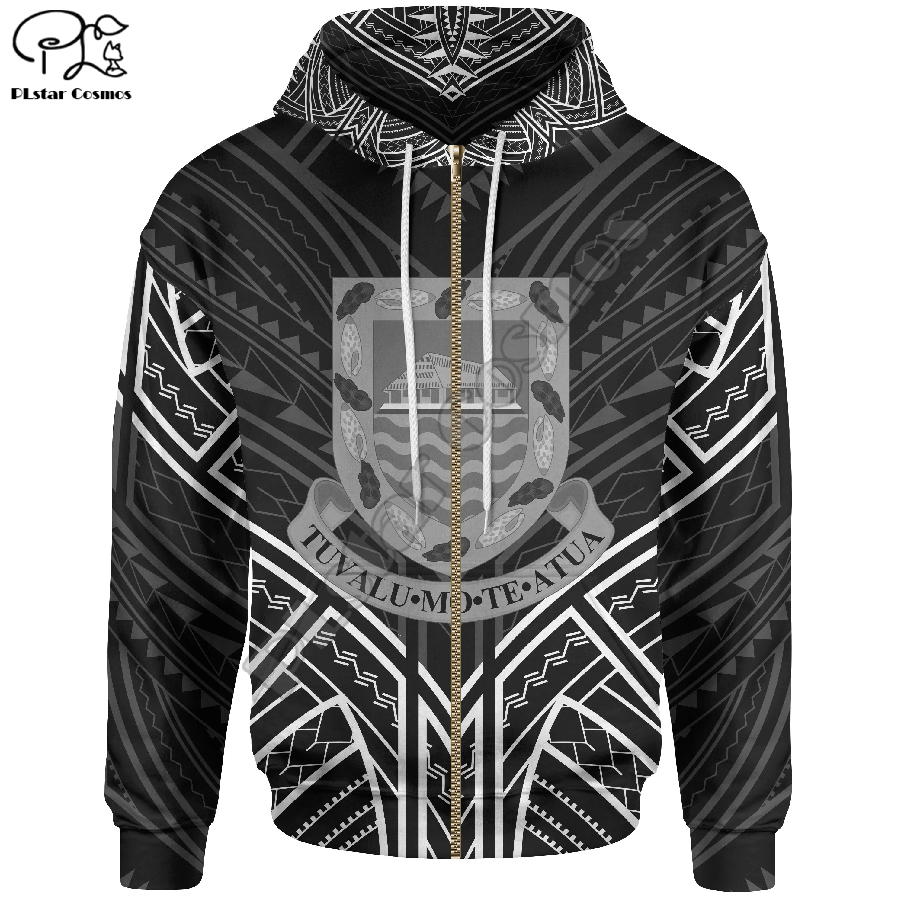 

PLstar Cosmos 3DPrint Newfashion Tuvalu Polynesian Tribal Tattoo Amazing Pattern Turtle Harajuku Streetwear Funny Hoodies/Zip K6