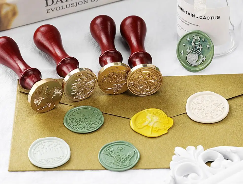 Печать для рисования огня звезда Кит кошка путешествий ins Sen Лаковая воск свадьбы