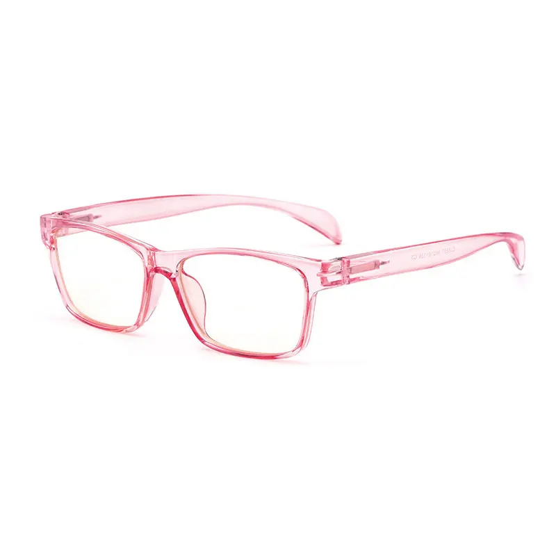 

New Arrival Plastic Square Frame Glasses Man and Woman Anti-Blue Light Lenses Flexible Temple Legs Optical Eyewears