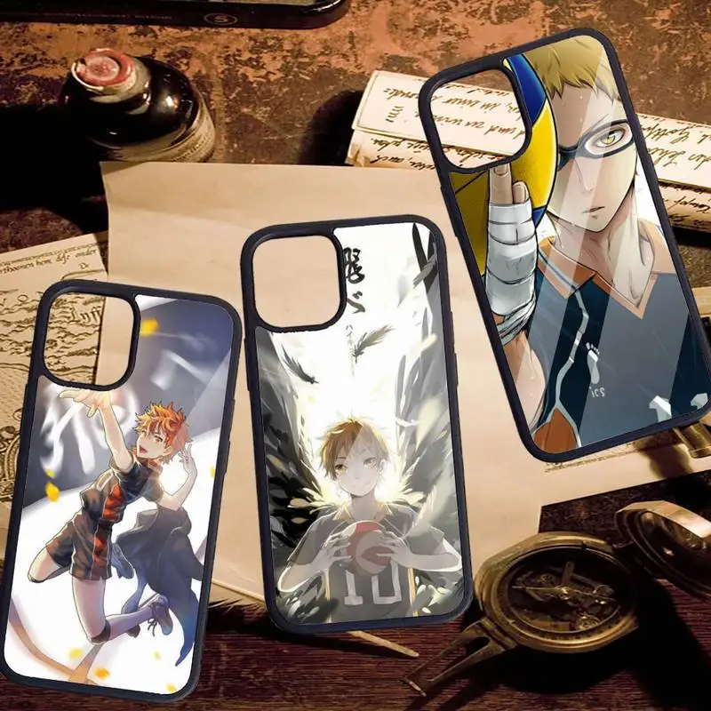 

Hot Anime Volleyball Haikyuu Phone Case PC for iPhone 11 12 pro XS MAX 8 7 6 6S Plus X 5S SE 2020 XR