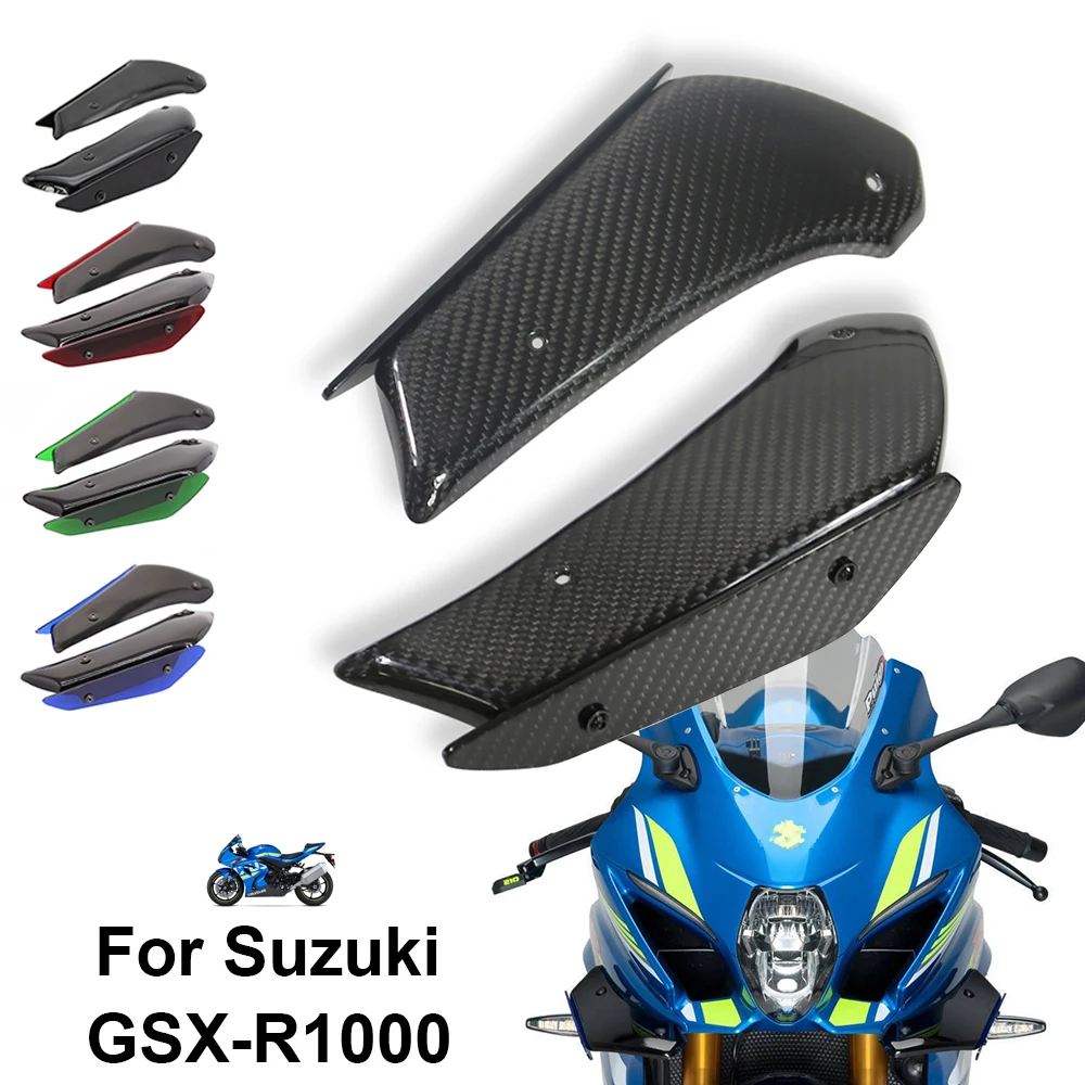 

Обтекатели для мотоциклов Suzuki GSXR 1000 GSXR1000 L7 2017 2018 2019 21, комплект аэродинамических обтекателей крыла с фиксированным крылом