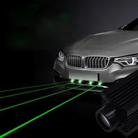 car prevent collision projector laser rear front bumper fog turn signal running ambient light warning decor lamp