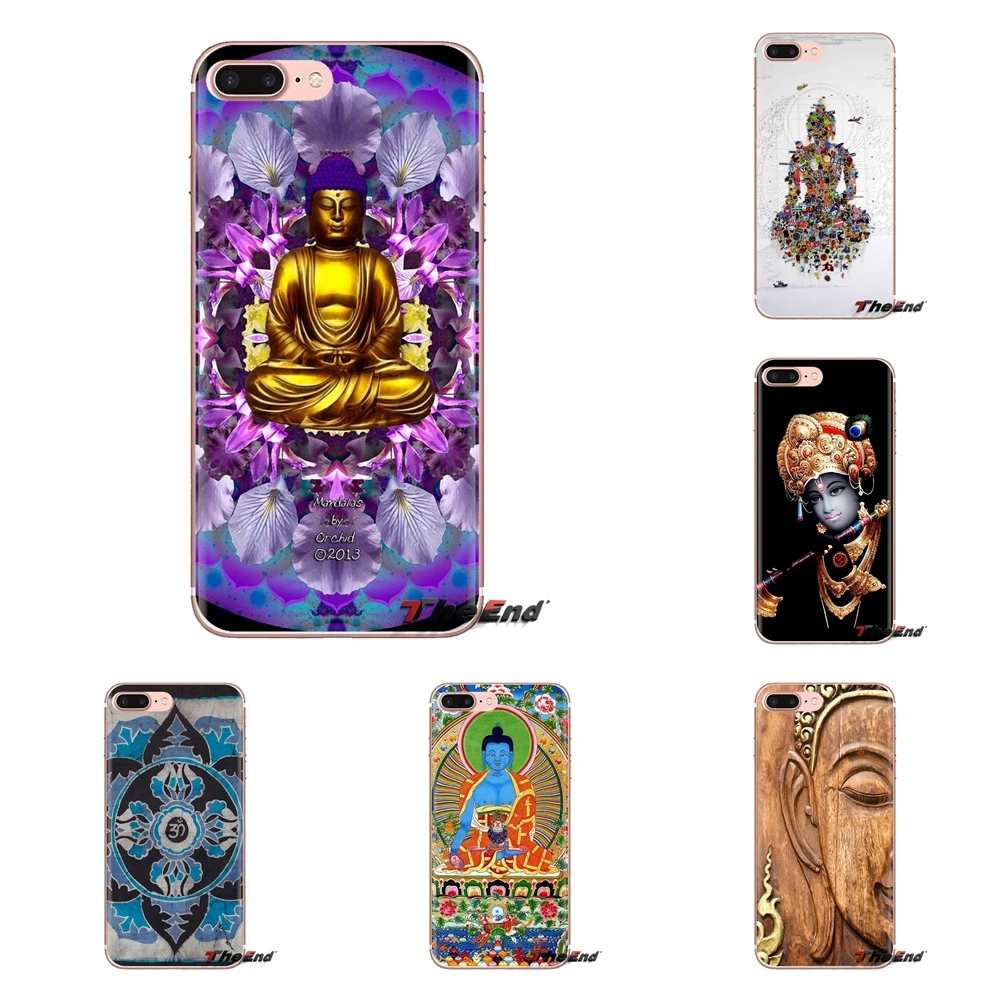 Красочные Бог Кришна индийский Будда Корпус для iPhone XS Max XR X 4 4S 5 5S 5C SE 6 6S 7 8 плюс samsung