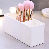 table acrylic makeup nail art brush holder cosmetics storage box organizer case bag brushes organizer make up tools home storage