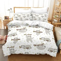 new arrival lovely koala cartoon bedding set 3d print for kids children duvet cover single full queen bed quilt cover pillowcase