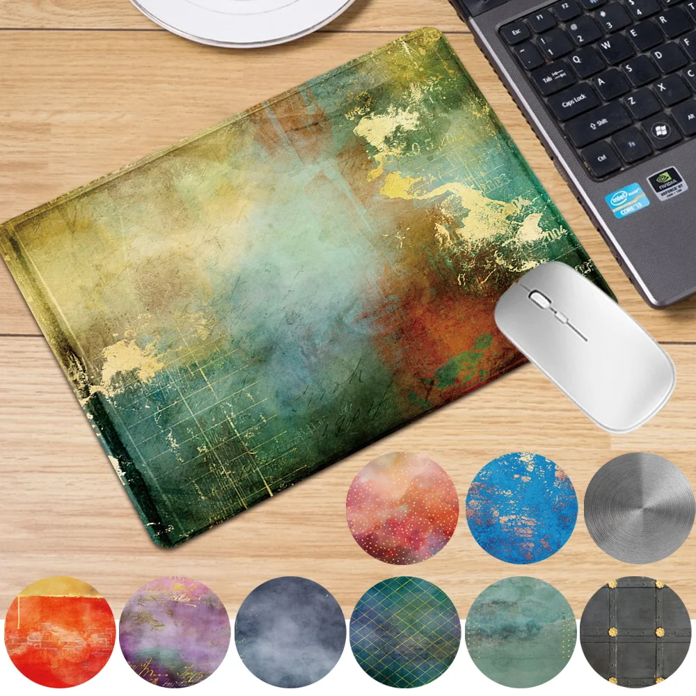

Universal Mousepad PU Leather Gaming Laptop Computer Desk Mat Background Series Comfortable Office Home Laptop/PC Mouse Mat