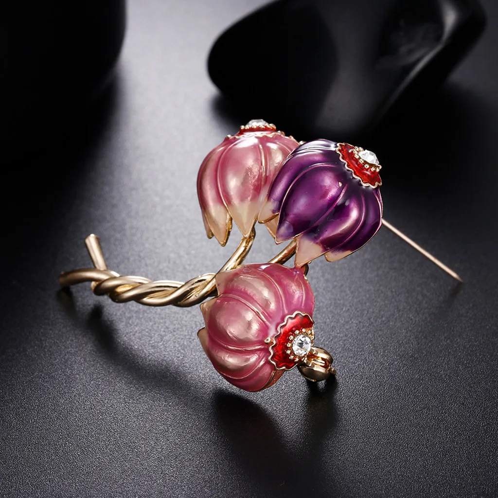 Броши разных форм цветок эмалевый металлический значок воротник Свадебная