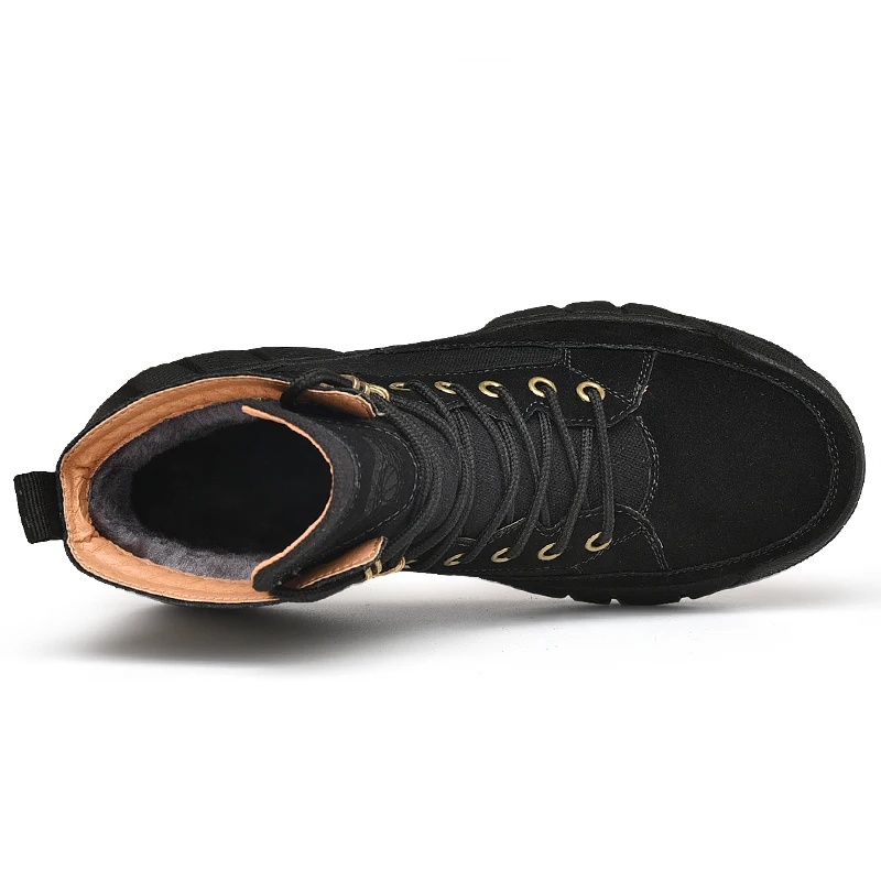 Мужские тактические спортивные ботинки из коровьей замши водонепроницаемые
