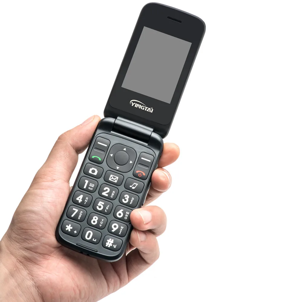 YINGTAI T22 2G GSM GPRS MMS Большой кнопочный телефон для пожилых людей с двумя сим карты
