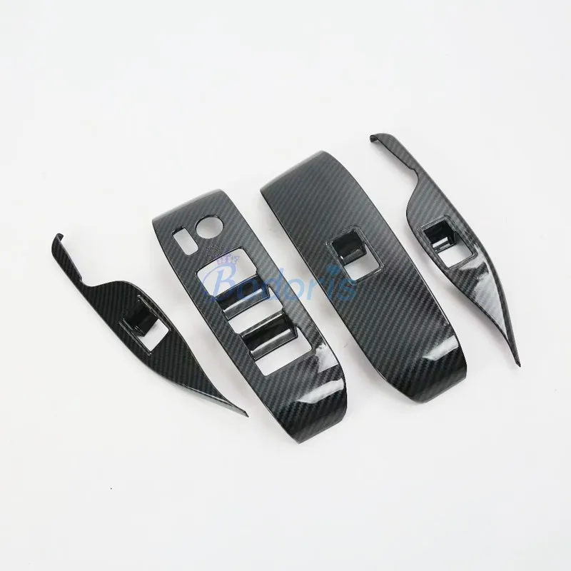 

Interior Carbon Fiber Look Window Glass Switch Button Cover Armrest Moulding For Toyota Alphard VELLFIRE 30 2016-2019 Accessory