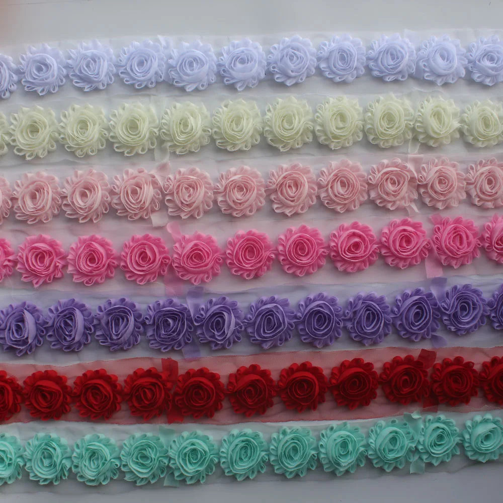 Бесплатная доставка сервисом ePacket в 52y 2 5 &quotпотрепанная шифоновая Роза отделкой