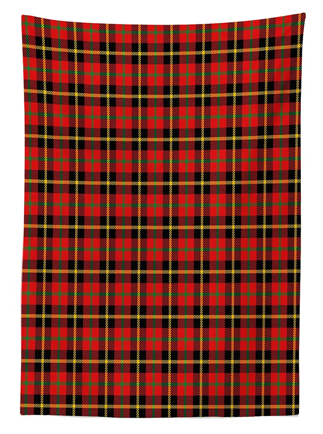 Ретро скатерть традиционная шотландская клетка Классическая симметричная