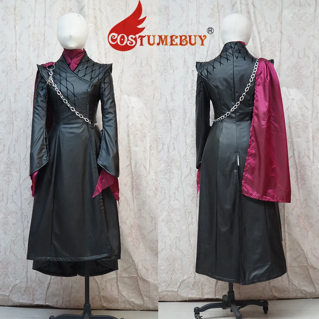 CostumeBuy новая игра престолов Косплей Костюм Дейенерис Таргариен из искусственной кожи костюм матери костюм дракона для косплея L920