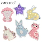 Ночник ZMISHIBO деревянный в виде животных, овцы, кролика, собаки, ночник для детской спальни