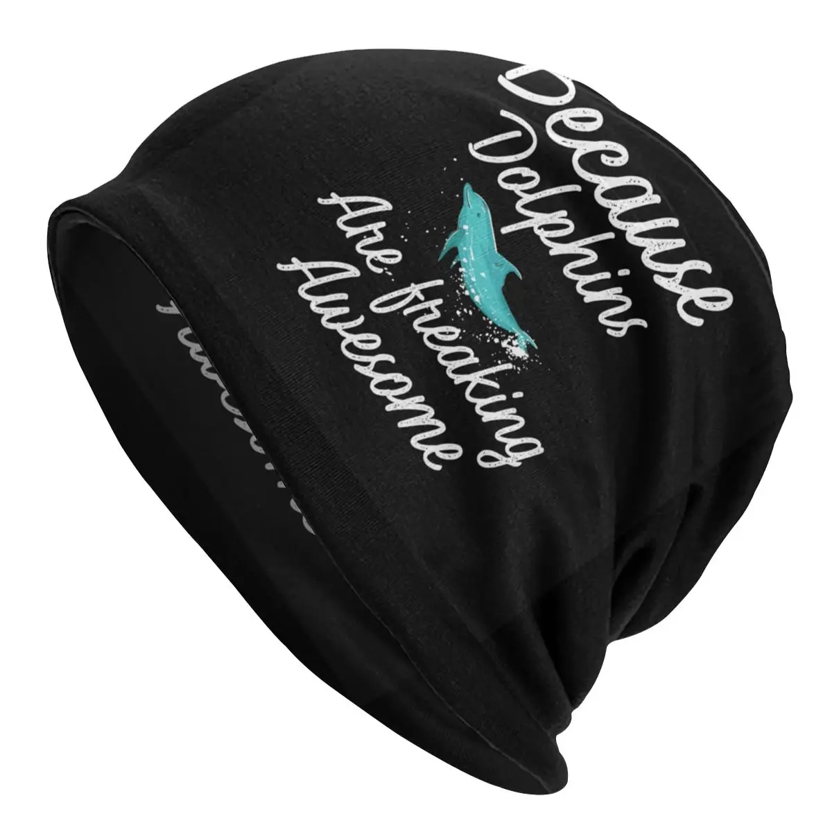 

Dolphin Lover Cap Wildlife Fashion Autumn Winter Outdoor Skullies Beanies Hat Unisex Female Spring Warm Dual-use Bonnet Knit Hat