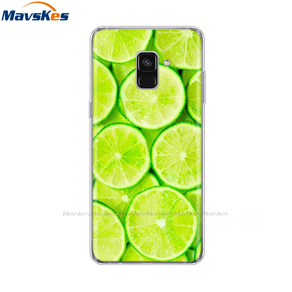 Fundas For Cases Samsung Galaxy A8 2018 Case Samsung A8 A 8 Plus 2018 Cover Soft Silicone TPU Phone Case Coque Protector Bumper