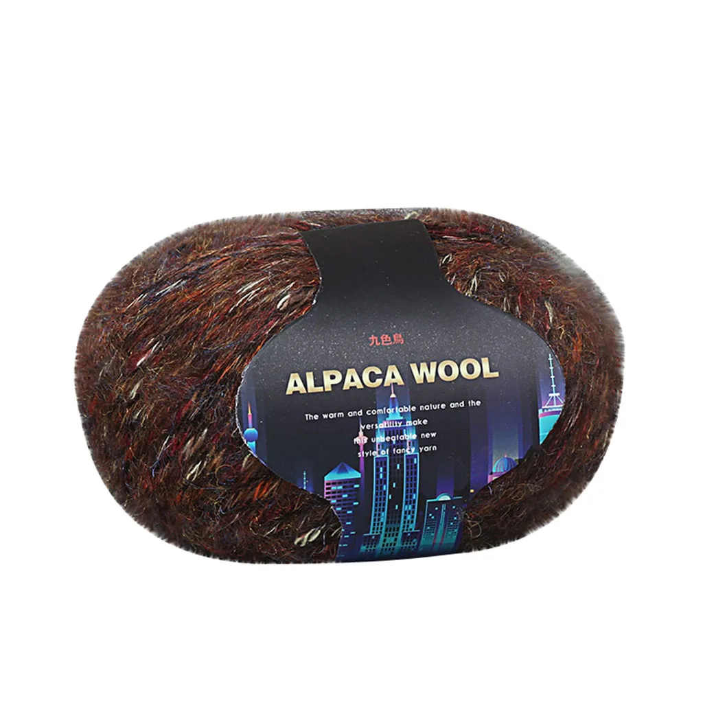 Красочные Alpacawool ручной вязки пальто свитер шарф линии из толстой шерсти инновационные и удобные товары для дома