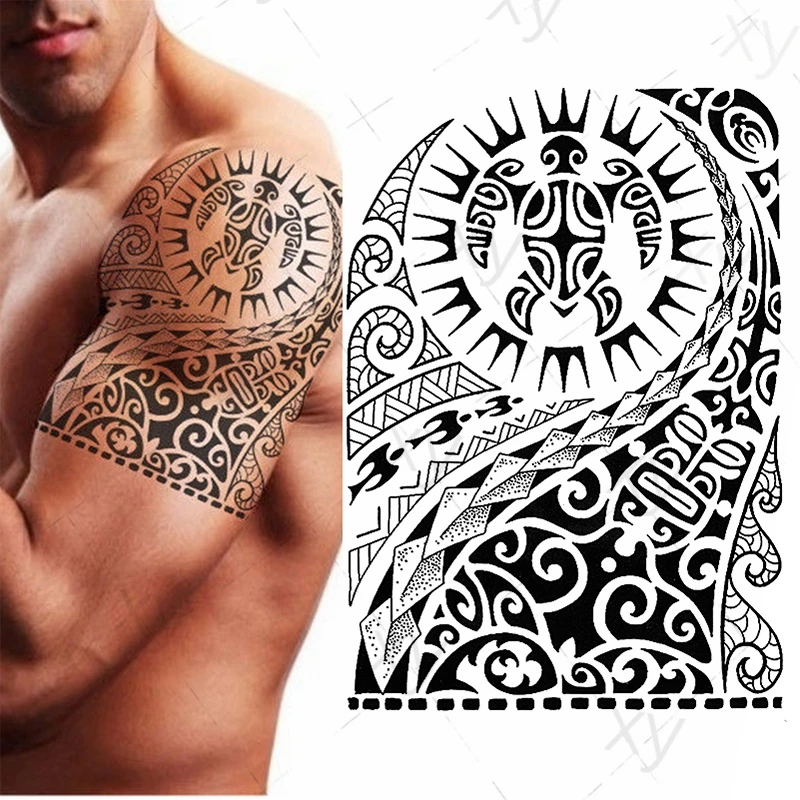 

Waterproof Temporary Tattoo Sticker Lion Tiger Totem Flash Tattos Butterfly Dagger Rose Body Art Arm Fake Tatoo Women Men