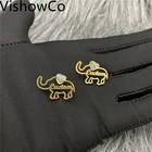 Серьги-гвоздики женские из нержавеющей стали, 1 пара