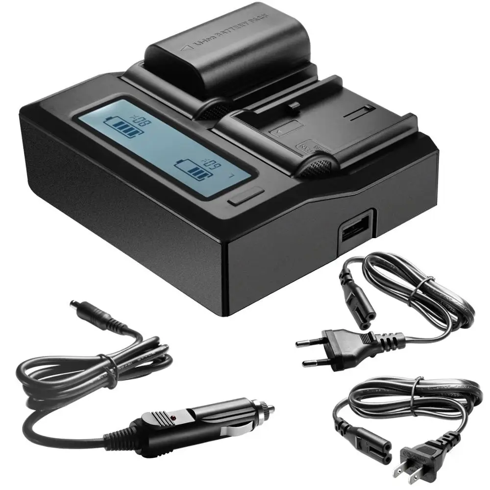 Аккумуляторная батарея 2650 мАч LP-E6 LP E6 E6N + быстрое зарядное устройство с