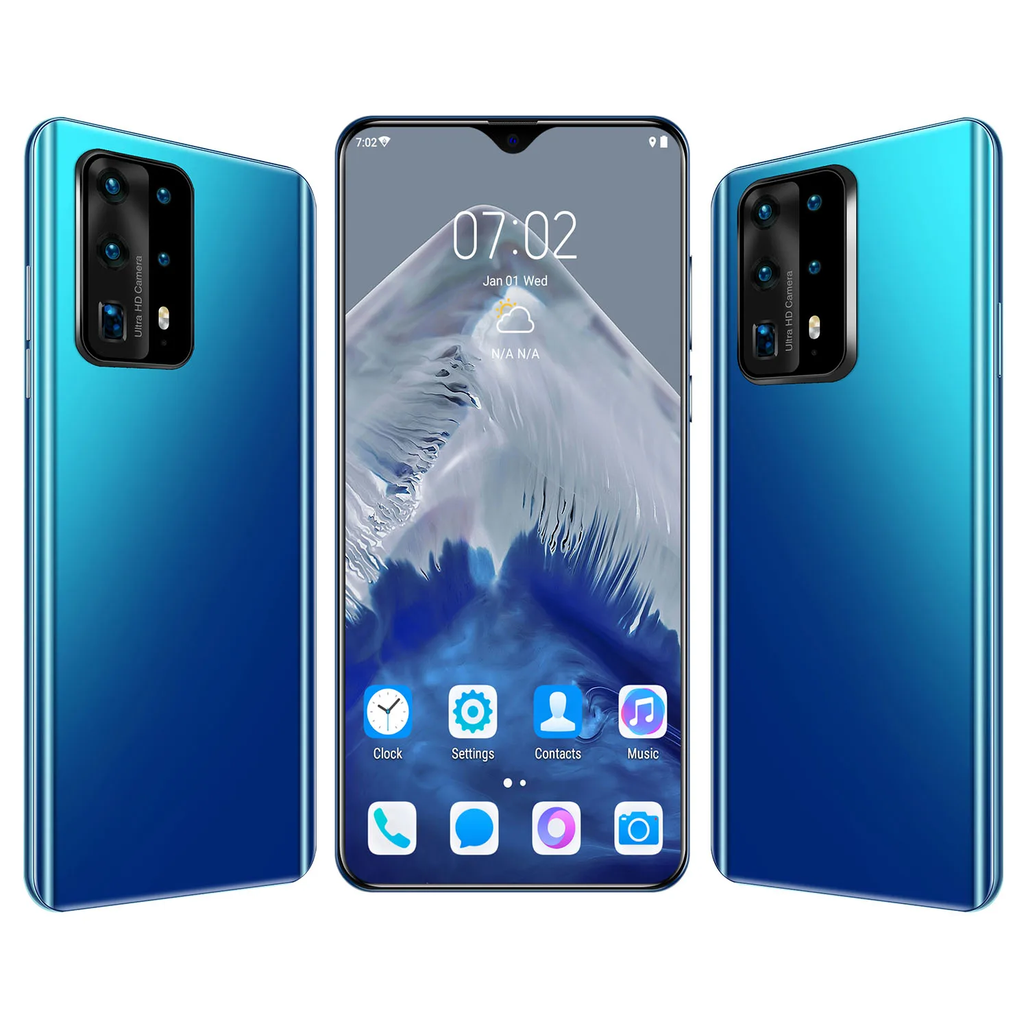 

Cellphones Smartphones P40 Pro+ 24MP+50MP 12+512G 5g Android 10 6800mAh 11 Core Really Telephone MTK6895 Face ID