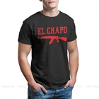 Мафия EL CHAPO Essential мужская одежда Удобная футболка оверсайз с коротким рукавом