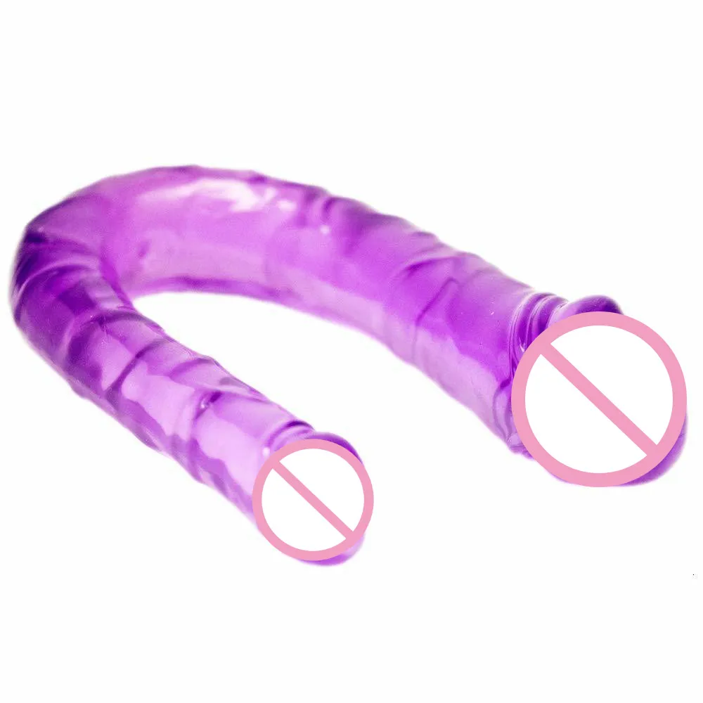 Для женщин 13 ”маленький анальный и влагалище изогнутый двойной фаллоимитатор с