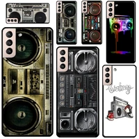vintage 80s boombox cover for samsung galaxy s21 ultra note 20 note 10 s8 s9 s10 s20 plus s20 fe phone case