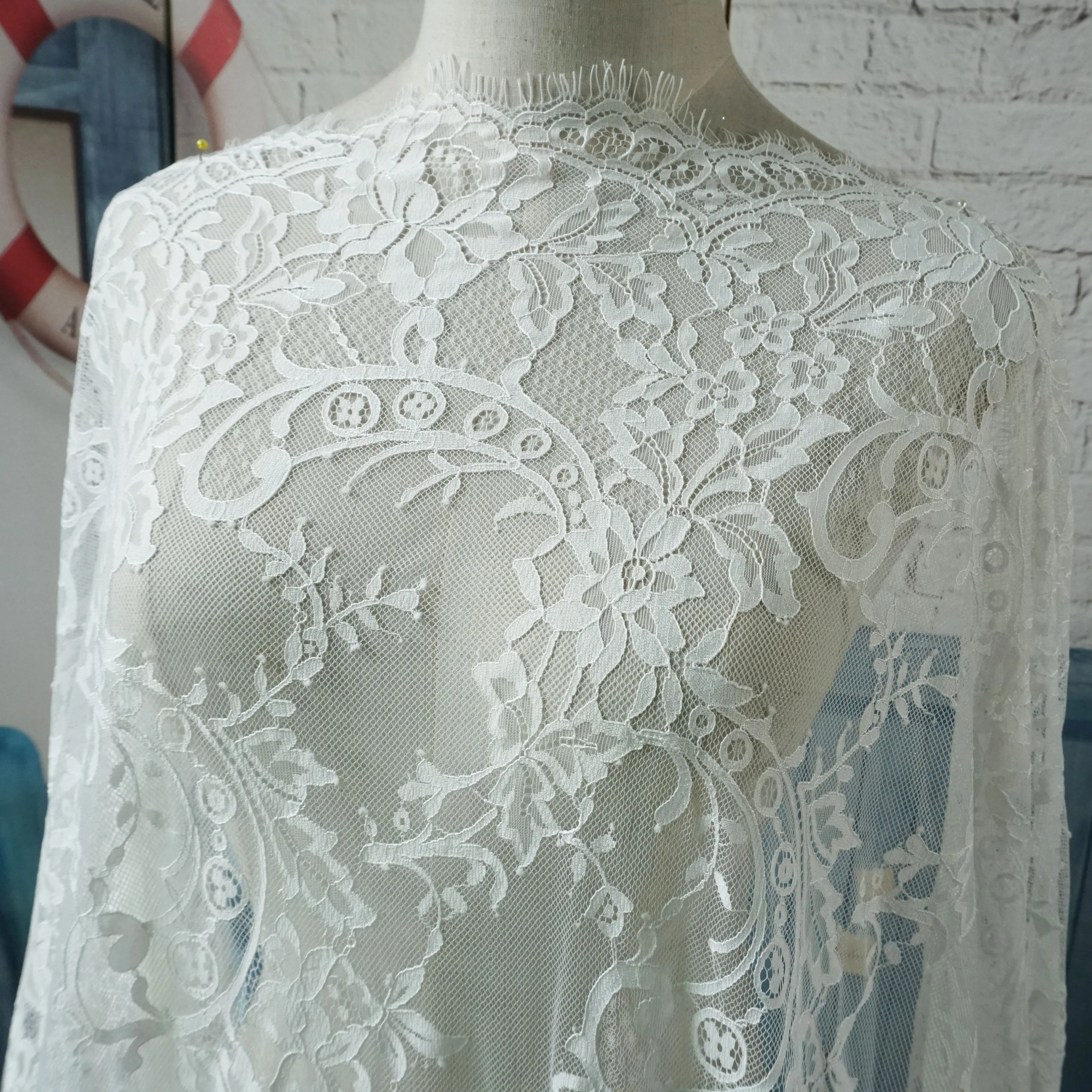 Белое черное уличное Элегантное свадебное платье для невесты кружевная ткань