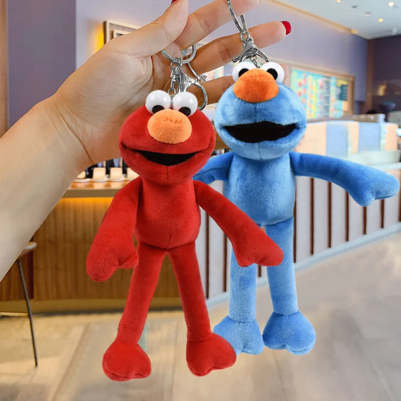 Коллекция 2020 года плюшевый брелок в виде Улица Сезам для ключей печенья Elmo