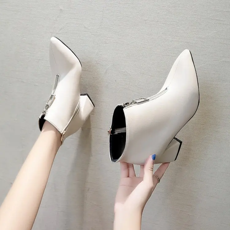 Женская обувь на осень и зиму ботинки-мартинсы женские короткие ботинки в