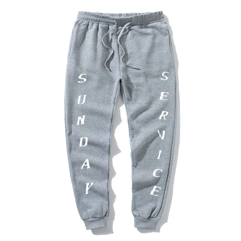 Kanye Kim Sunday Service CPFM.XYZ track pants women's men's 1: 1 hip-hop street clothing autumn and winter casual jogging | Мужская