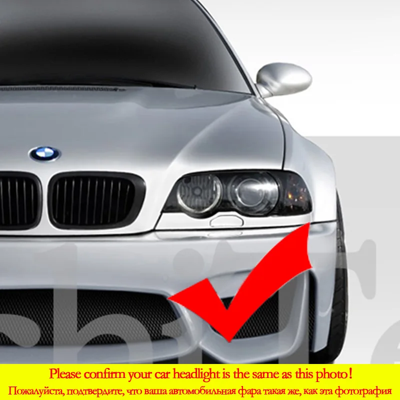 SMD Хлопковый светодиодный переключатель света Angel Eye Halo Ring Kit для BMW E46 325i 325xi 330i 330xi с