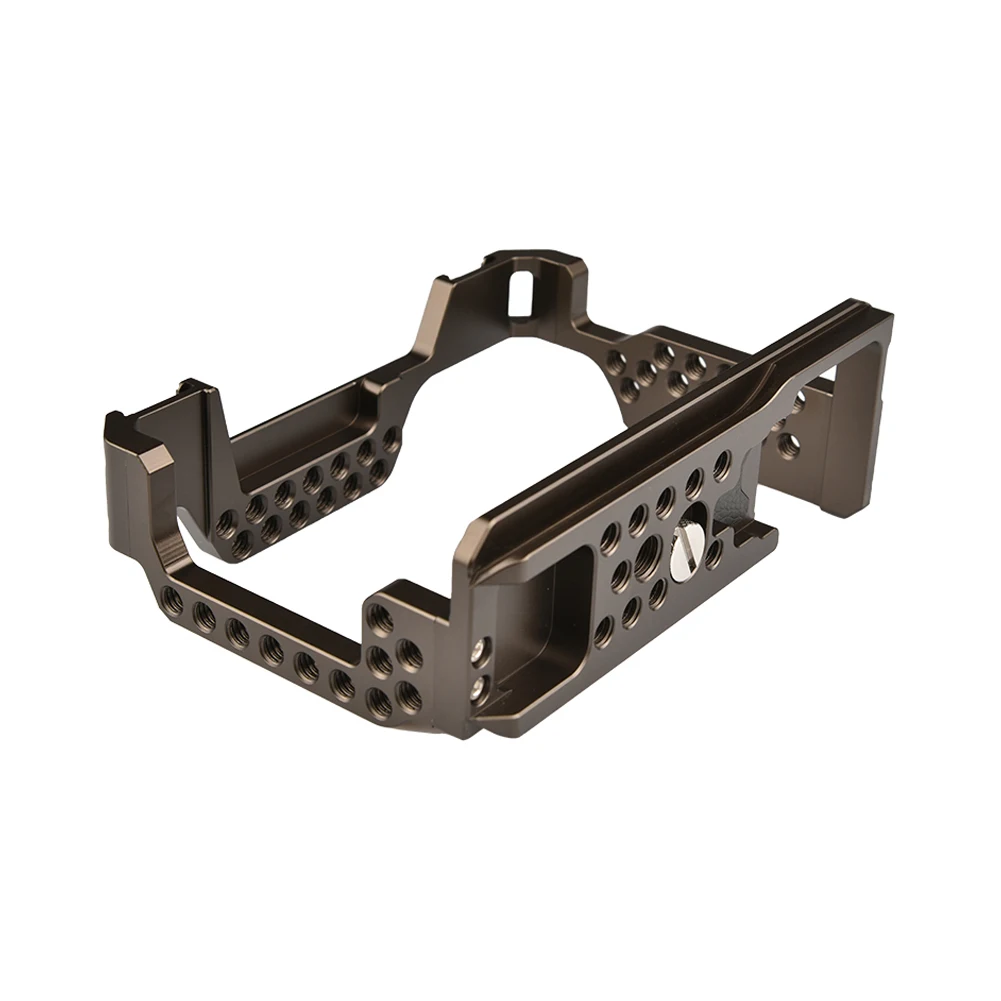 

Camera Cage Cold Shoe Mounts Threaded Aluminum Holes Camera Rabbit Cage for Sony a7R III a7 II a7 III