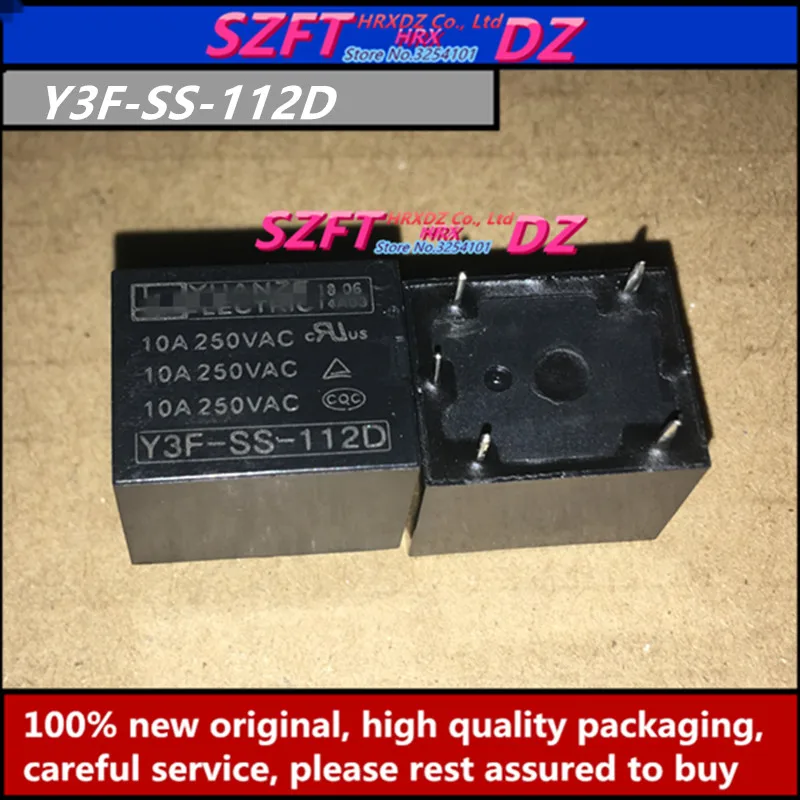 SZFTHRXDZ 100% Новый оригинальный 10 шт. Y3F SS 112D DIP5 10A 250В|Соединители| |