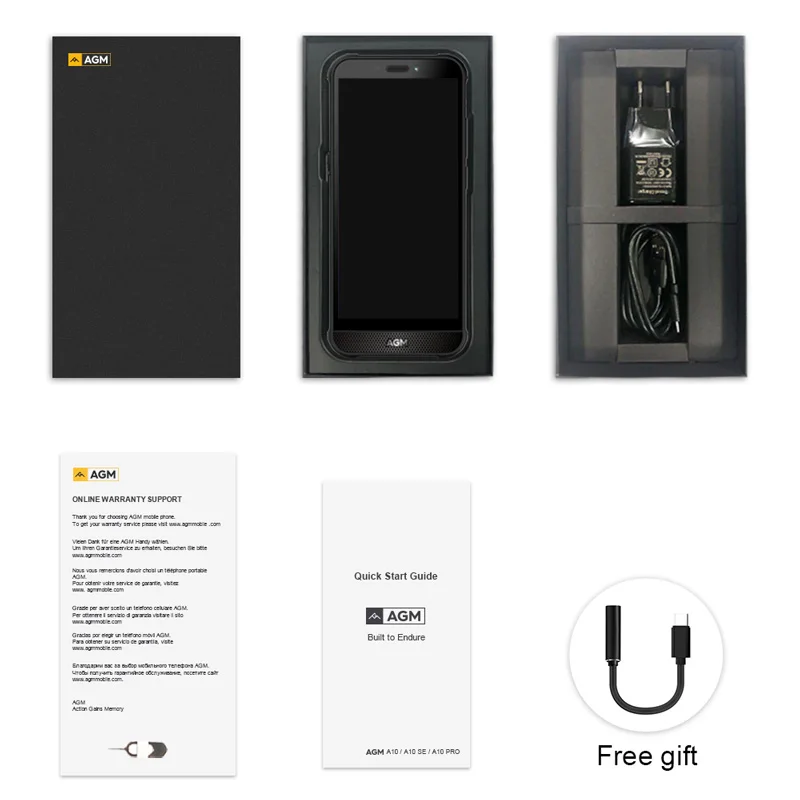 AGM A10 128G прочный мобильный телефон Android™Смартфон с экраном 5 7 дюйма HD 4400 мАч