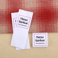 custom clothing labels personalized brand cotton printed tags handmade labels logo or text md0340