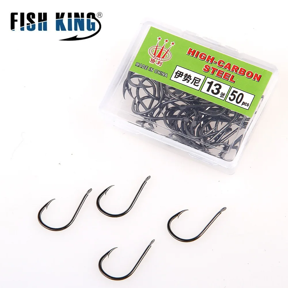 

Flatted Fishhooks 100/pcs Pack Nickel High Carbon Steel Fishhook Set Catfish Single Carp Hook Barbed Carp Hook Fishing Tackle