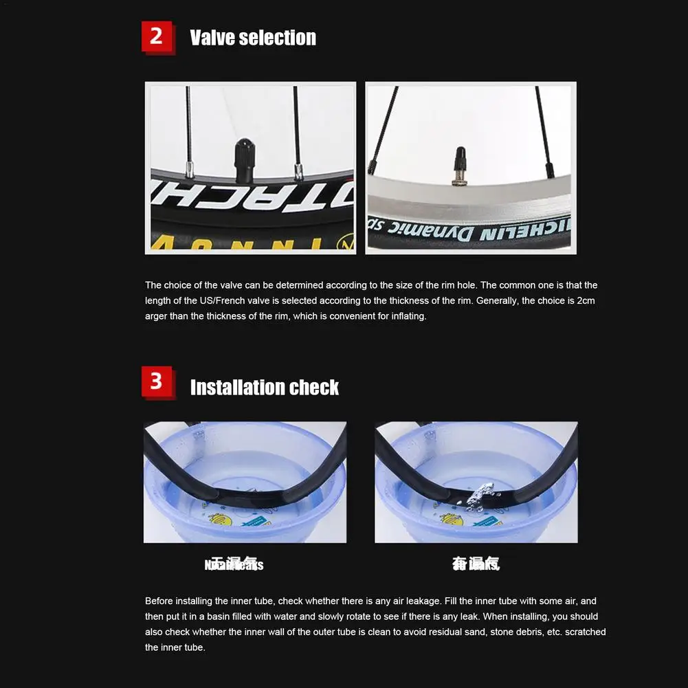 Велосипедная внутренняя трубка пневматическая шина из бутилкаучука для
