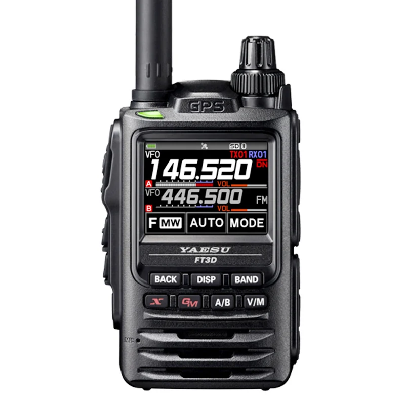 Портативная рация YAESU FT3DR флагманская цифровая портативная с сенсорным экраном