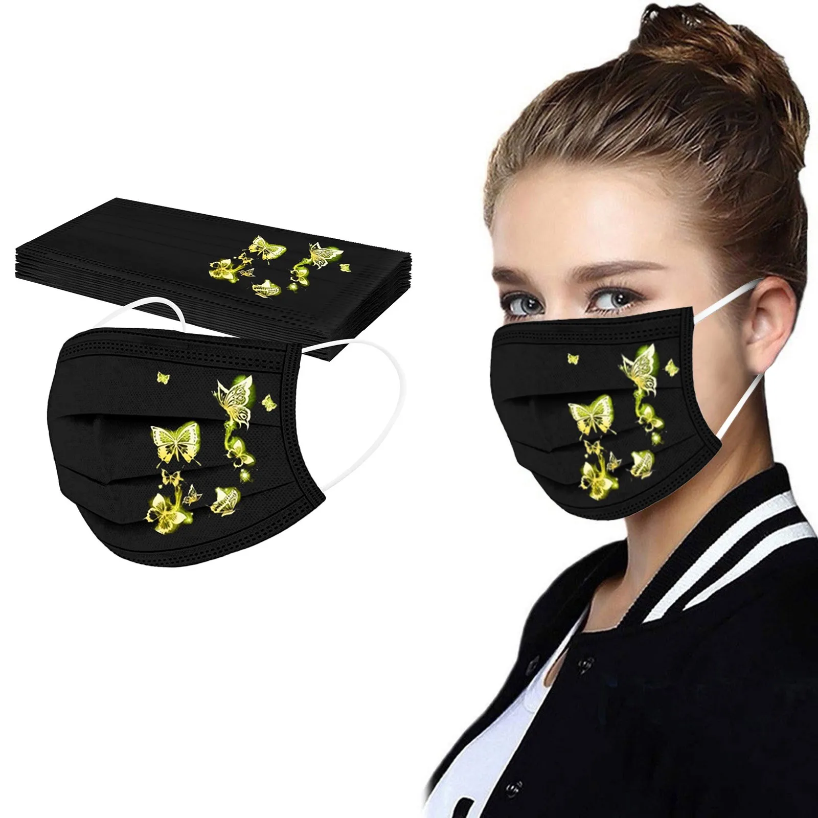 

10 шт., маска-бабочка для лица для женщин